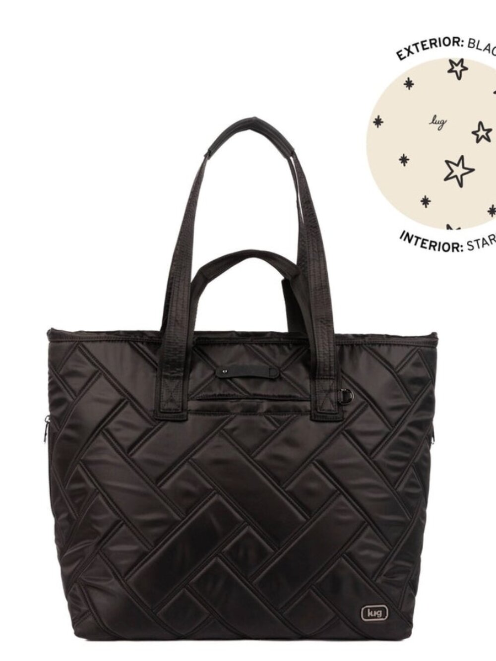 LUG - Ferry XL SE Expandable Carry-All Tote in Black